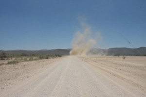 Dustdevil nach Namibischer Art